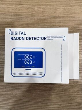 Digital Radon Detector - White and Blue